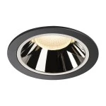 SLV 1004011 NUMINOS® DL XL Indoor LED Deckeneinbauleuchte schwarz/chrom 3000K 20° 