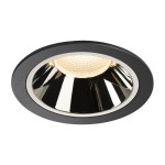 SLV 1004014 NUMINOS® DL XL Indoor LED Deckeneinbauleuchte schwarz/chrom 3000K 40° 