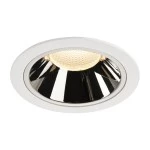SLV 1004023 NUMINOS® DL XL Indoor LED Deckeneinbauleuchte weiß/chrom 3000K 20° 