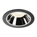 SLV 1004041 NUMINOS® XL DL, Indoor LED Deckeneinbauleuchte schwarz/chrom 4000 K 55° 