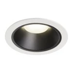 SLV 1004045 NUMINOS® DL XL Indoor LED Deckeneinbauleuchte weiß/schwarz 4000K 20° 