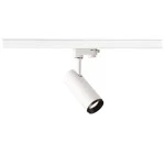 SLV 1004086 NUMINOS® S 3Ph., PHASE, 3~ Spot, zylindrisch, 3000 K, 8 W, 24°, matt weiß / matt schwarz 