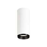 SLV 1004142 NUMINOS® CL PHASE S Indoor LED Deckenaufbauleuchte weiß/schwarz 4000K 24° 