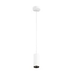 SLV 1004150 NUMINOS® PD PHASE S Indoor LED Pendelleuchte weiß/schwarz 2700K 24° 