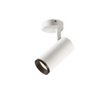 SLV 1004214 NUMINOS® M SPOT, PHASE, Deckenaufbauleuchte, 4000 K, 14 W, 24°, matt weiß / matt schwarz 