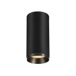 SLV 1004226 NUMINOS® M CL, PHASE, Deckenaufbauleuchte, 3000 K, 14 W, 24°, matt schwarz 