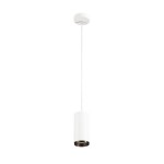SLV 1004246 NUMINOS® M PD, PHASE, Pendelleuchte, Pendellänge 250 cm, 2700 K, 14 W, 24°, matt weiß / matt schwarz 