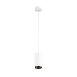 SLV 1004256 NUMINOS® M PD, PHASE, Pendelleuchte, Pendellänge 250 cm, 3000 K, 14 W, 60°, matt weiß / matt schwarz 
