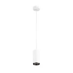 SLV 1004262 NUMINOS® M PD, PHASE, Pendelleuchte, Pendellänge 250 cm, 4000 K, 14 W, 24°, matt weiß / matt schwarz 