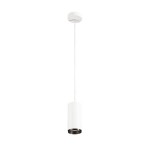 SLV 1004264 NUMINOS® M PD, PHASE, Pendelleuchte, Pendellänge 250 cm, 4000 K, 14 W, 60°, matt weiß / matt schwarz 