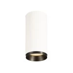 SLV 1004520 NUMINOS® M CL, DALI, Deckenaufbauleuchte, 3000 K, 13 W, 60°, matt weiß / matt schwarz 
