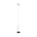 SLV 1004550 NUMINOS® M PD, DALI, Pendelleuchte, Pendellänge 250 cm, 4000 K, 13 W, 24°, matt weiß / matt schwarz 