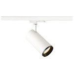 SLV 1004568 NUMINOS® L 3Ph., DALI, 3~ Spot, zylindrisch, 3000 K, 19 W, 60°, matt weiß / matt schwarz 
