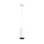 SLV 1004647 NUMINOS® L PD, DALI, Pendelleuchte, Pendellänge 250 cm, 4000 K, 19 W, 36°, matt weiß / matt schwarz 
