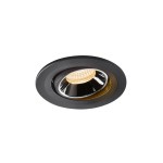 SLV 1005321 NUMINOS® MOVE S, Deckeneinbauleuchte schwarz / chrom 2700 K 20° 