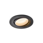 SLV 1005326 NUMINOS® MOVE S, Deckeneinbauleuchte schwarz / weiß 2700 K 55° 