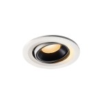 SLV 1005331 NUMINOS® MOVE S, Deckeneinbauleuchte weiß / schwarz 2700 K 40° 