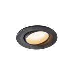 SLV 1005344 NUMINOS® MOVE S, Deckeneinbauleuchte schwarz / weiß 3000 K 55° 