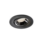 SLV 1005363 NUMINOS® MOVE S, Deckeneinbauleuchte schwarz / chrom 4000 K 55° 
