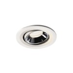 SLV 1005366 NUMINOS® MOVE S, Deckeneinbauleuchte weiß / chrom 4000 K 20° 