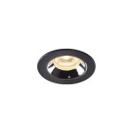 SLV 1005525 NUMINOS® XS, Deckeneinbauleuchte schwarz / chrom 3000 K 55° 
