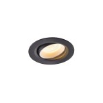SLV 1005557 NUMINOS® MOVE XS, Deckeneinbauleuchte schwarz / weiß 2700 K 40° 