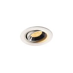 SLV 1005567 NUMINOS® MOVE XS, Deckeneinbauleuchte weiß / chrom 2700 K 40° 