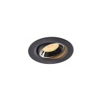 SLV 1005576 NUMINOS® MOVE XS, Deckeneinbauleuchte schwarz / chrom 3000 K 40° 