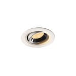 SLV 1005585 NUMINOS® MOVE XS, Deckeneinbauleuchte weiß / chrom 3000 K 40° 