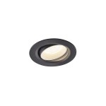 SLV 1005590 NUMINOS® MOVE XS, Deckeneinbauleuchte schwarz / weiß 4000 K 20° 