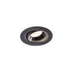 SLV 1005597 NUMINOS® MOVE XS, Deckeneinbauleuchte schwarz / chrom 4000 K 55° 