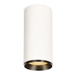 SLV 1005691 NUMINOS® XL CL, PHASE, Deckenaufbauleuchte, 2700 K, 28 W, 36°, matt weiß / matt schwarz 