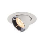 SLV 1005824 NUMINOS® GIMBLE XS, Deckeneinbauleuchte weiß / chrom 2700 K 20° 