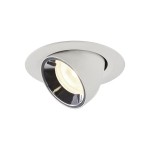 SLV 1005860 NUMINOS® GIMBLE XS, Deckeneinbauleuchte weiß / chrom 4000 K 20° 