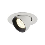 SLV 1005864 NUMINOS® GIMBLE XS, Deckeneinbauleuchte weiß / schwarz 4000 K 55° 