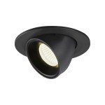 SLV 1005909 NUMINOS® GIMBLE S, Deckeneinbauleuchte schwarz 4000 K 55° 