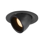 SLV 1005924 NUMINOS® GIMBLE M, Deckeneinbauleuchte schwarz 2700 K 40° 