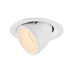 SLV 1005934 NUMINOS® GIMBLE M, Deckeneinbauleuchte weiß 2700 K 40° 