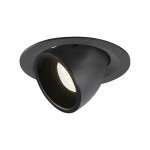 SLV 1005957 NUMINOS® GIMBLE M, Deckeneinbauleuchte schwarz 4000 K 20° 
