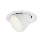 SLV 1005970 NUMINOS® GIMBLE M, Deckeneinbauleuchte weiß 4000 K 40° 