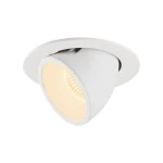 SLV 1006003 NUMINOS® GIMBLE L, Deckeneinbauleuchte weiß 3000 K 20° 