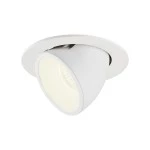 SLV 1006021 NUMINOS® GIMBLE L, Deckeneinbauleuchte weiß 4000 K 20° 