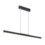 SLV 1006185 ONE LINEAR 100, Pendelleuchte schwarz 24 W 2700/3000 K 