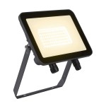 SLV 1006193 FLOODI L, Wand- und Deckenaufbauleuchte anthrazit / transparent 48 W 3000 K 100° 