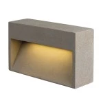 SLV 1006405 CONCRETO L, WL Wandaufbauleuchte grau, 12 W, 570 lm, 3000 K 
