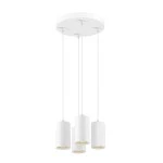 SLV 1006438 ASTO TUBE, Pendelleuchte, GU10, Pendellänge 250 cm, max. 4x10 W, weiß 