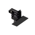 SLV 1006539 S-TRACK Endkappe, 3-Phasen-Einbauschiene, schwarz 