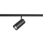 SLV 1006743 NUMINOS® S, 48V Spot, rund, 4000 K, 16 W, DALI 2, 20°, matt schwarz / glänzend chrom 