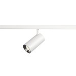 SLV 1006758 NUMINOS® S, 48V Spot, rund, 4000 K, 16 W, DALI 2, 55°, matt weiß / glänzend chrom 