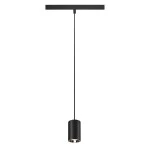 SLV 1006761 NUMINOS® XS 48V TRACK, DALI, Pendelleuchte, schwarz / chrom, 8.7 W, 670 lm, 2700 K, CRI 90, 20° 